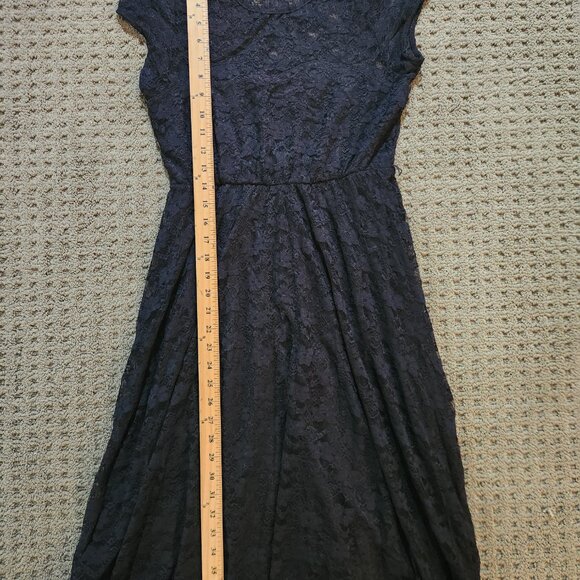 ASOS Maternity Lace Dress, Color Black, Size 2 - Picture 4 of 5